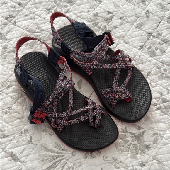 Chaco Shoes - Chaco Women's Sandals - Black and Red